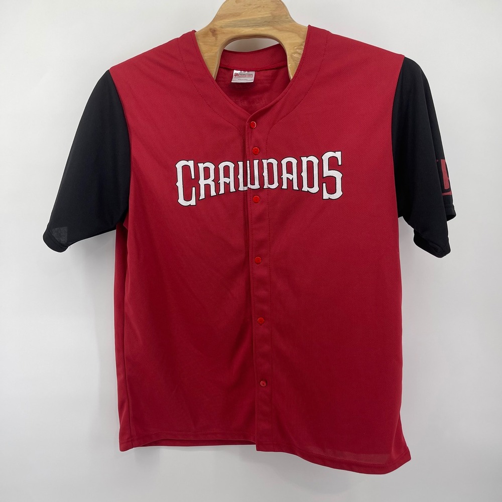 Hickory Crawdads Minor League Baseball Jersey 3XL Promo Cloninger Ford #25 Red